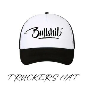 Black and White Trucker Hat